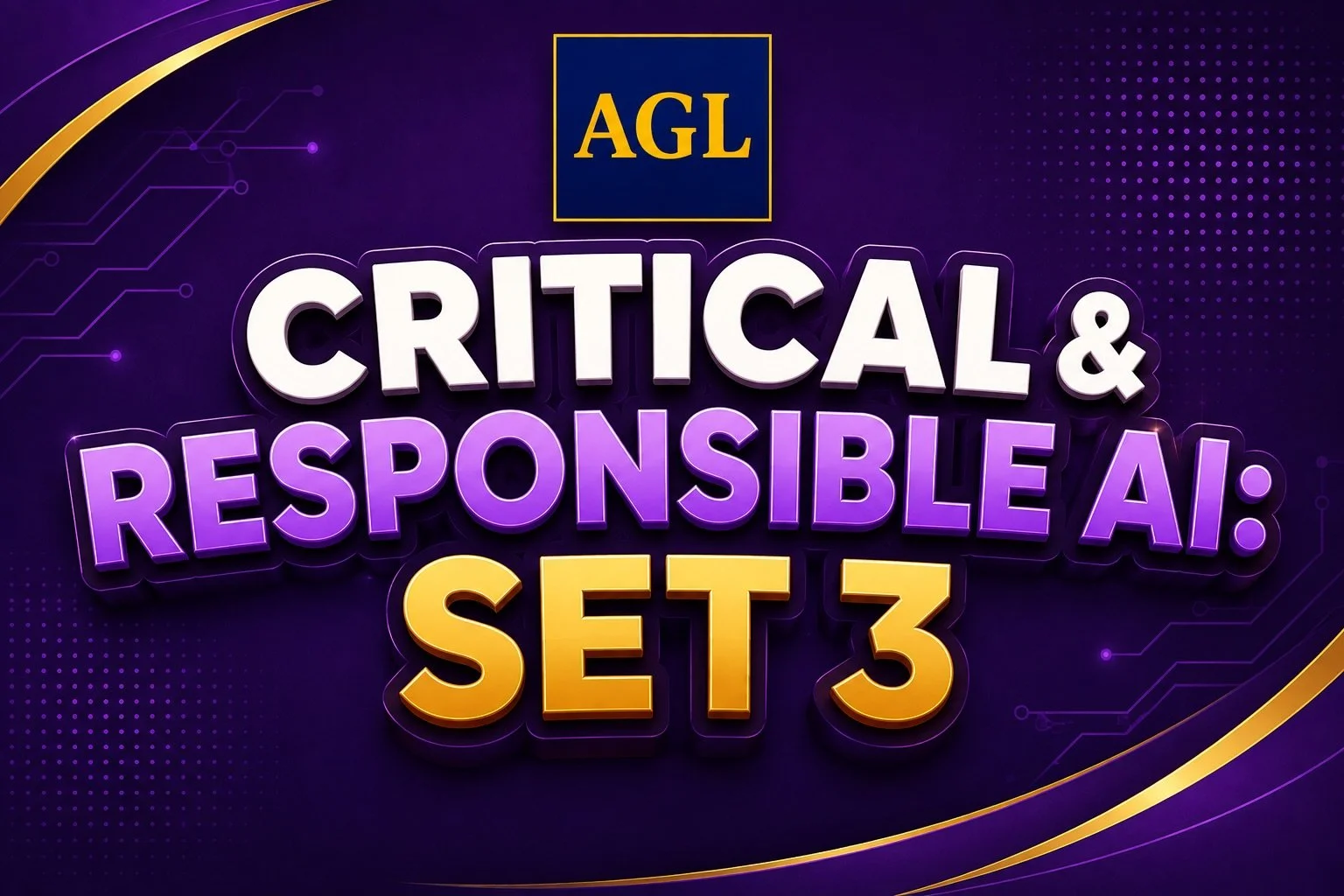 The third and final set in Athena Global Learning&rsquo;s (AGL) 3-Part AI Flashcard Series is here!

Critical &amp; Responsible AI: Set 3 helps learners build the vocabulary they need to think more critically about AI and make thoughtful decisions wh
