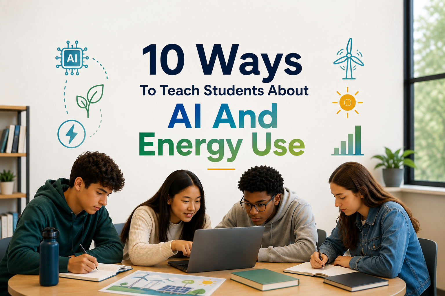 New Publication – 10 Ways To Teach Students About AI And Energy Use, TeachThought
