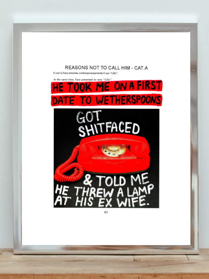 "Wetherspoons" A4 Print [Reasons Not to Call Him]