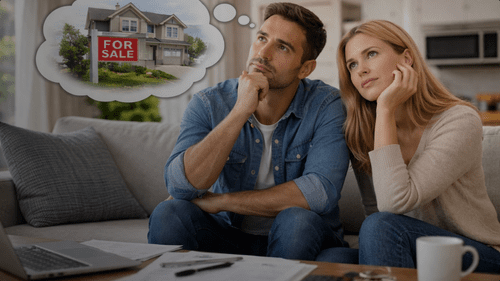 Couple thinking about selling home
