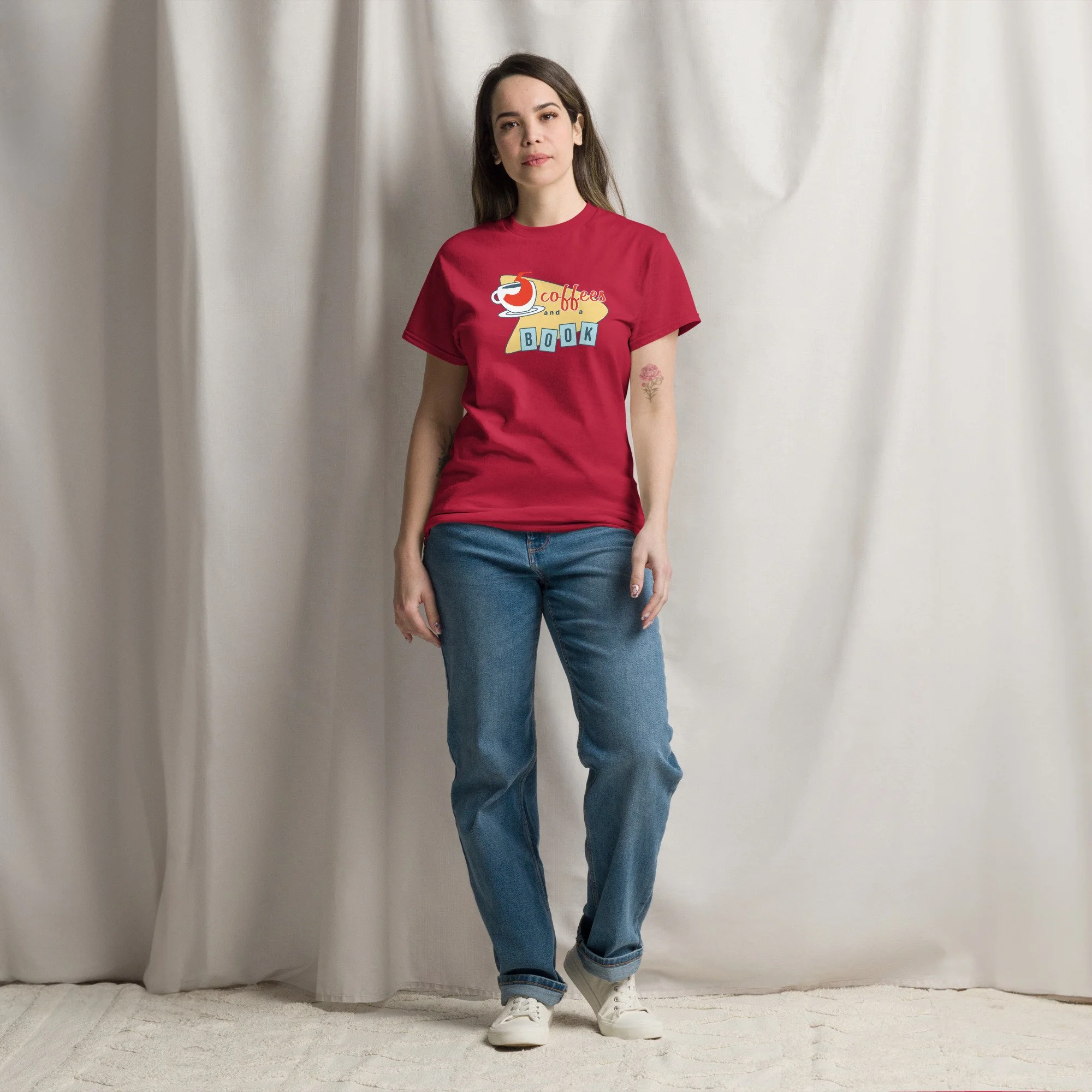 Five Coffees and a Book | unisex classic tee