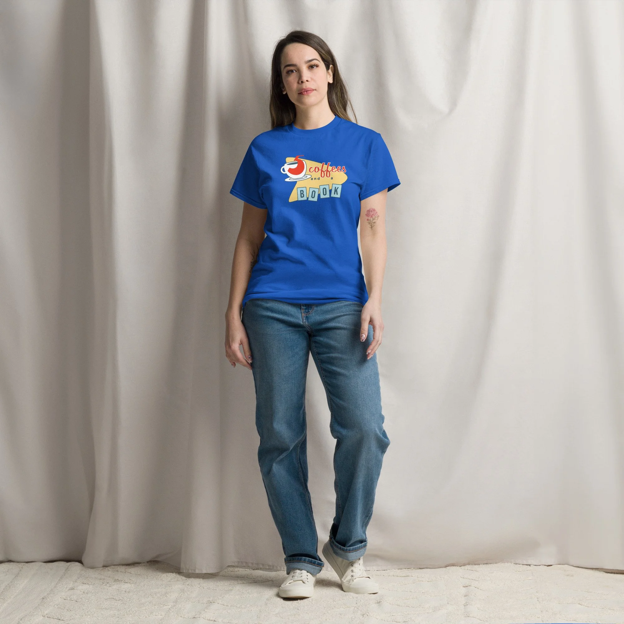 Five Coffees and a Book | unisex classic tee