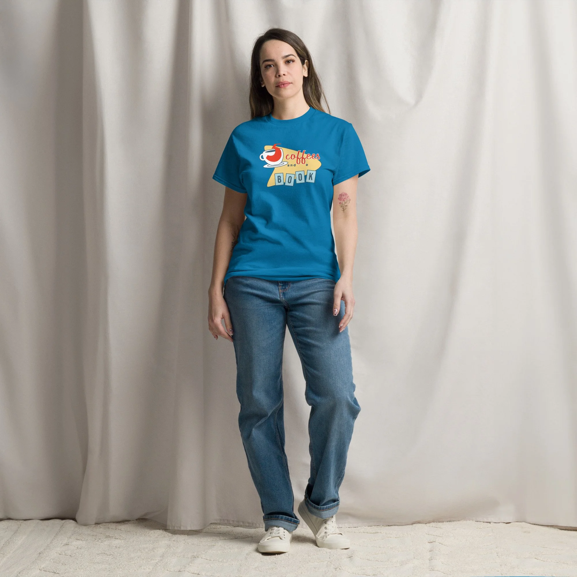 Five Coffees and a Book | unisex classic tee