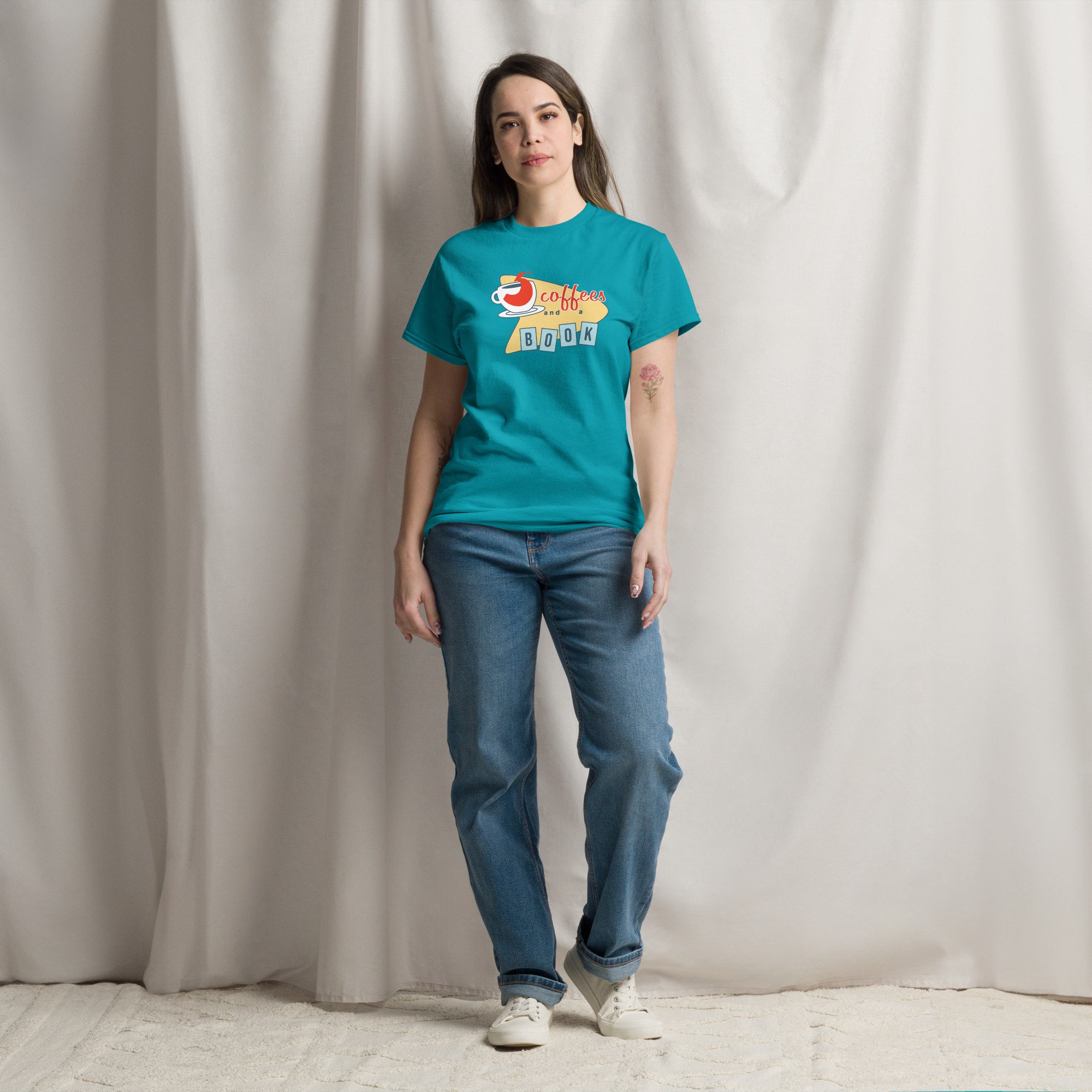 Five Coffees and a Book | unisex classic tee