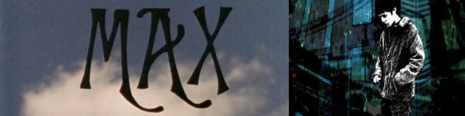 A digitally edited image with a city background, featuring a man in a hooded jacket and a stylized logo that says 'MAXX' in black against a cloudy sky.