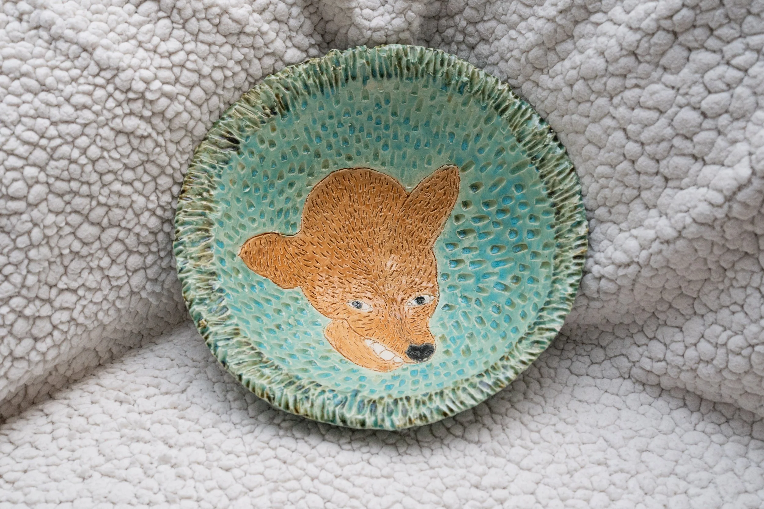 'Jag' Bowl (Clay + Glazed) - Honorable Mention 2014 Art Scholastics 