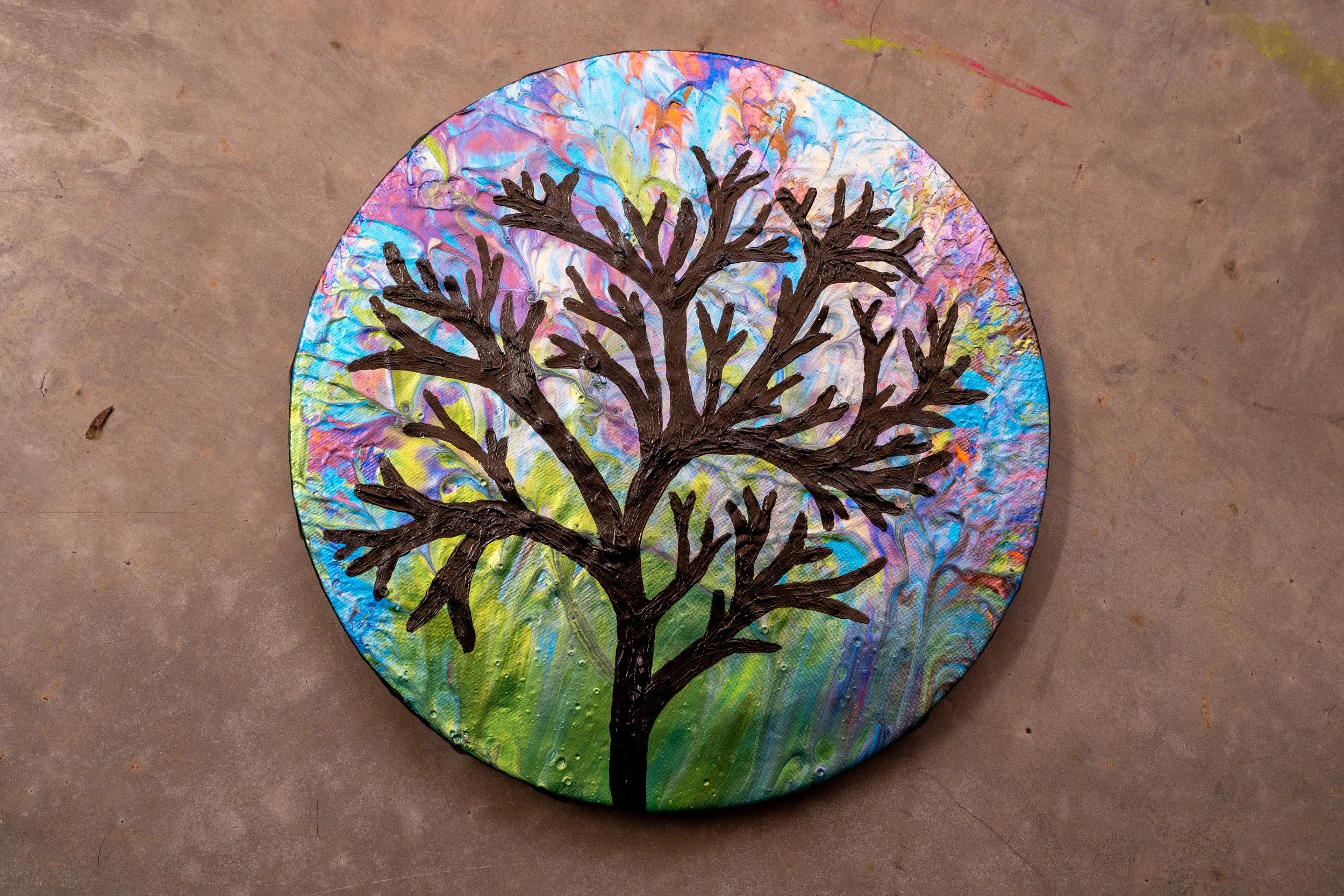 Abstract Painting - Shadow Tree