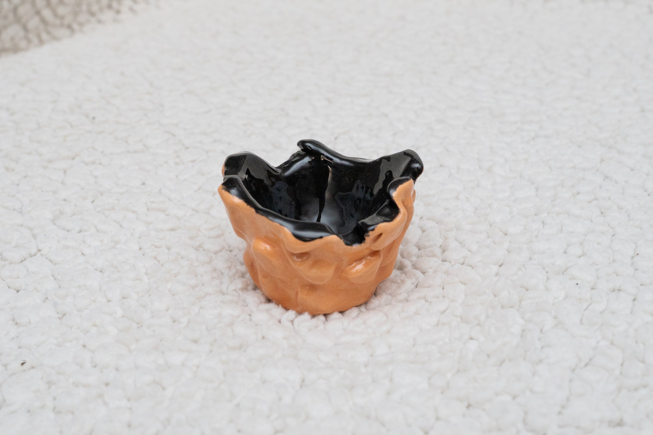 Blackhole Pinch Pot - (Clay + Glazed)