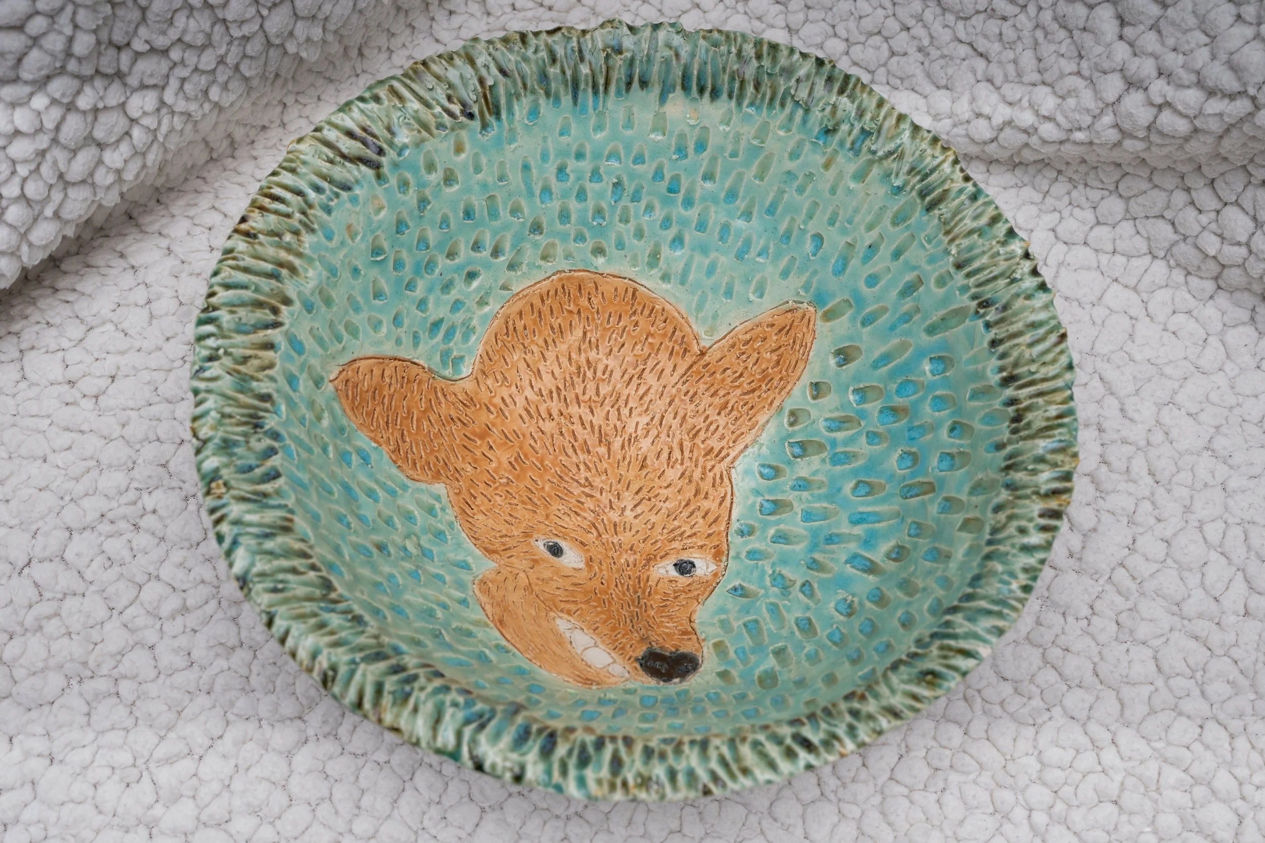 'Jag' Bowl (Clay + Glazed) - Honorable Mention 2014 Art Scholastics 