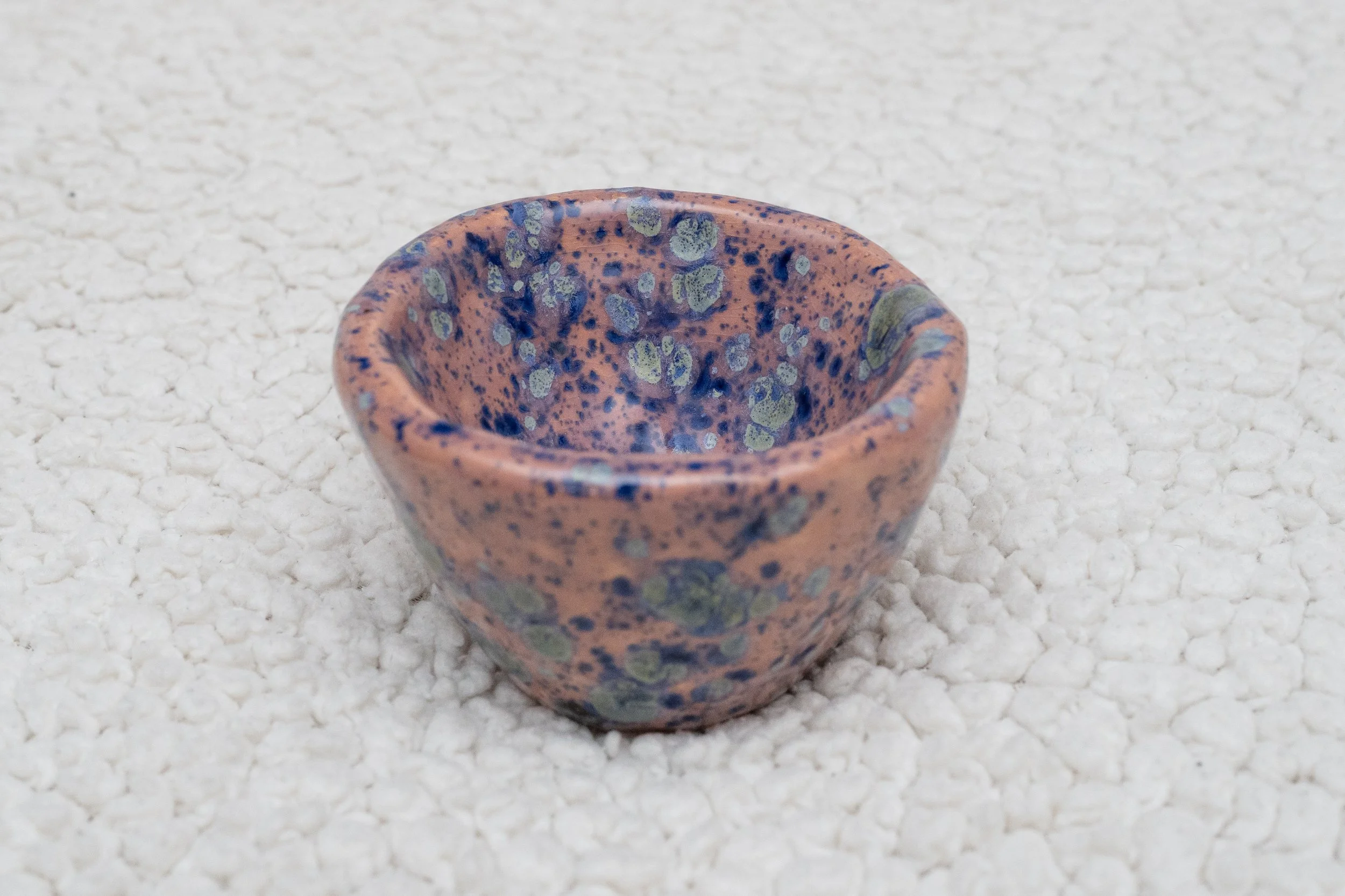 Bubblegum Pinch Pot - (Clay + Glazed)