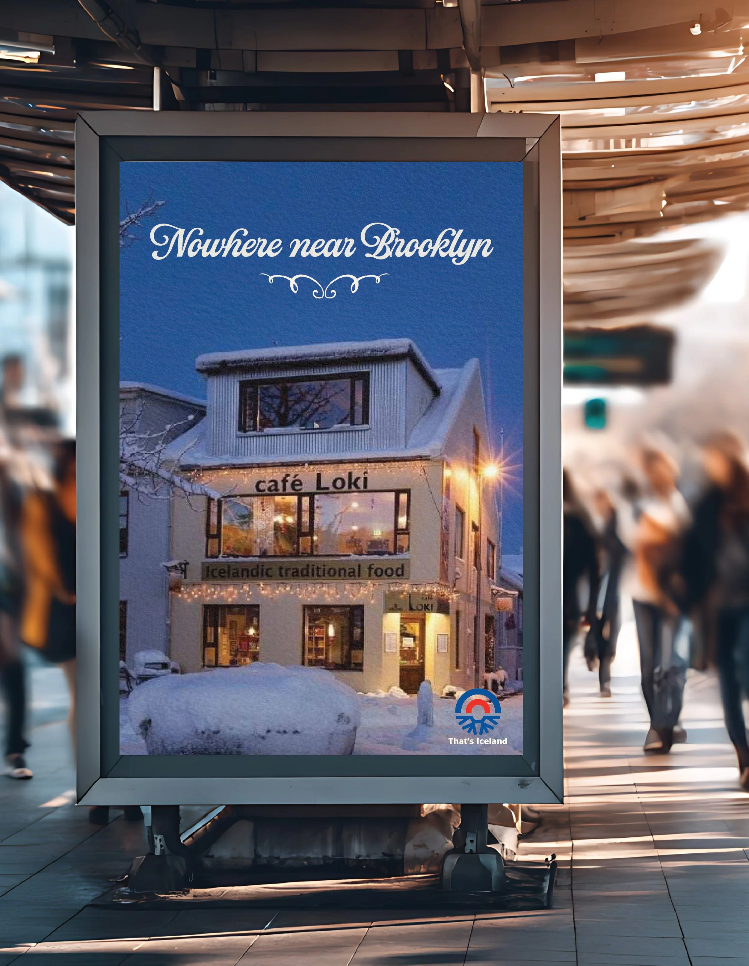 In the bustling city of NYC, new trendy cafes are popping up every minute. These posters call locals catch the attention of locals by poking fun at the trends that surround them.