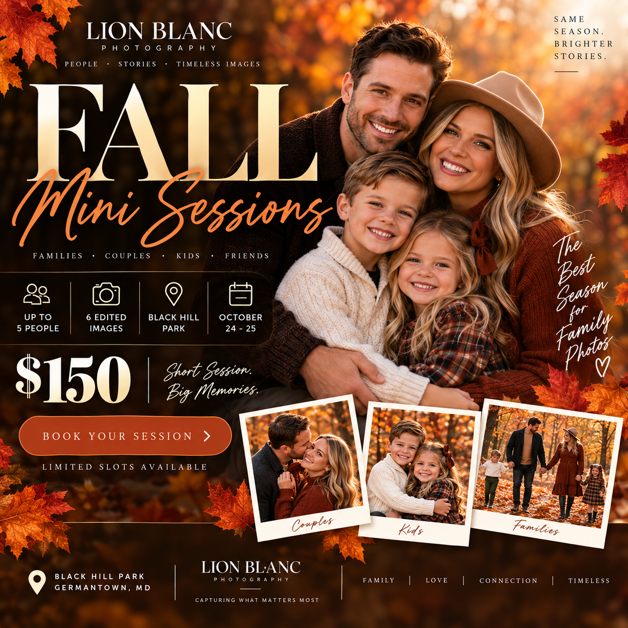  FALL MINI SESSIONS 🍂