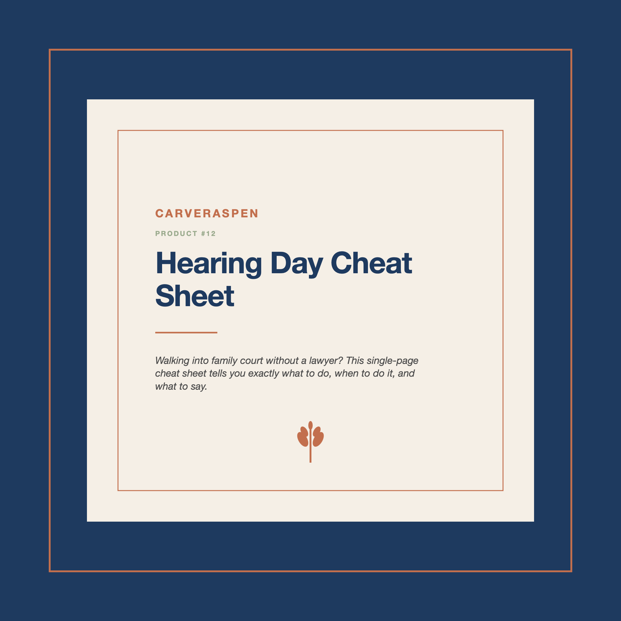 Hearing Day Cheat Sheet