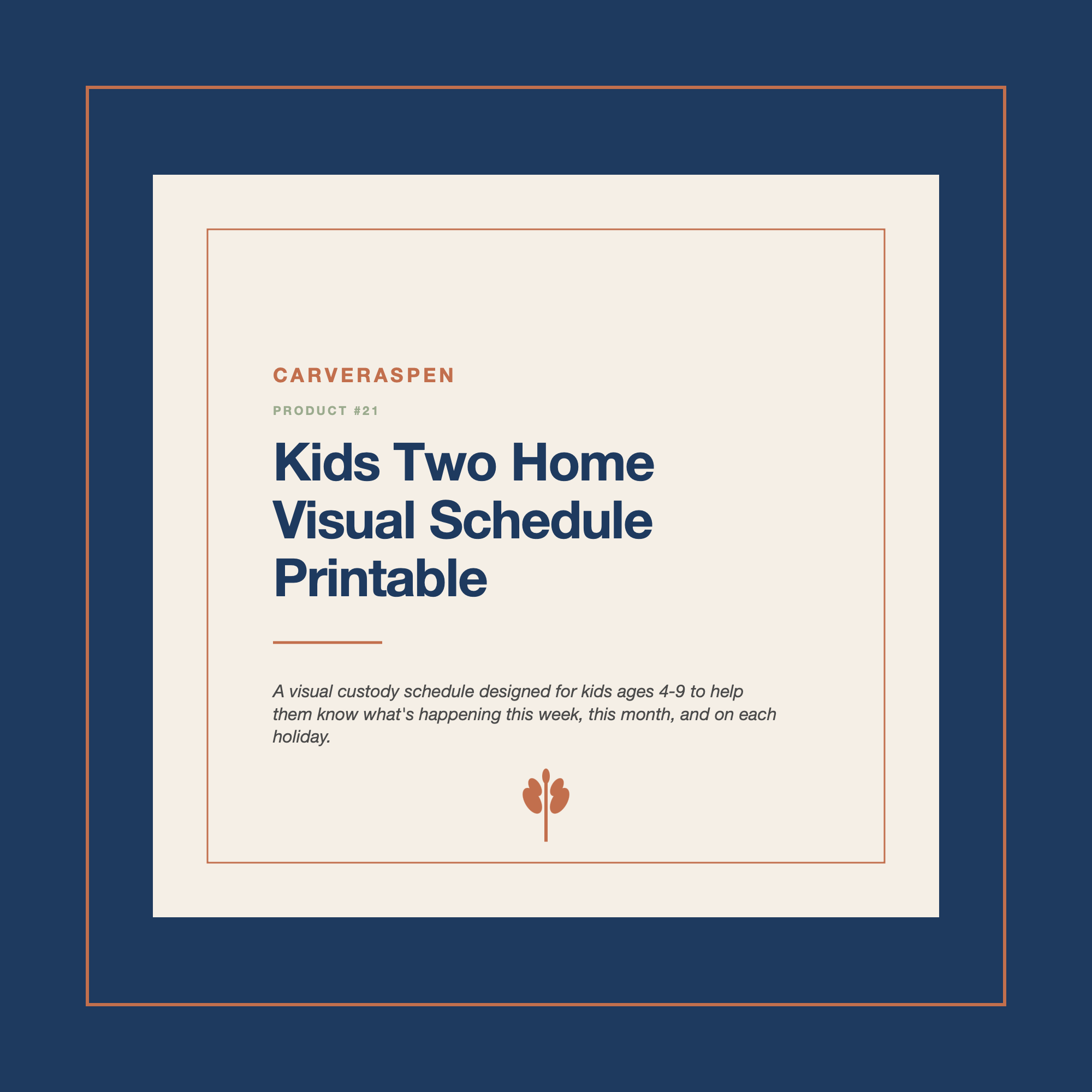Kids Two Home Visual Schedule Printable