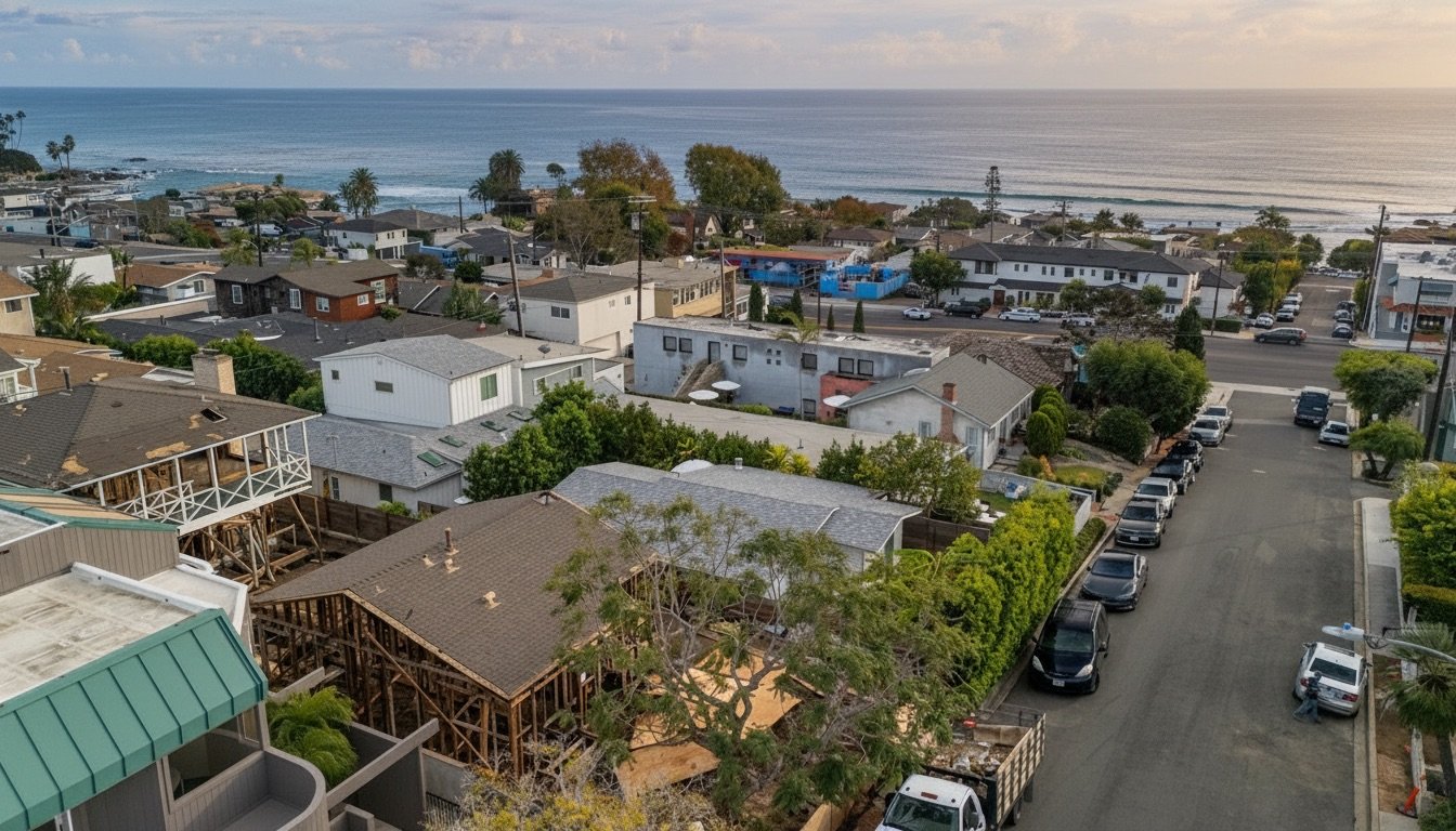 Property location and current state of demo