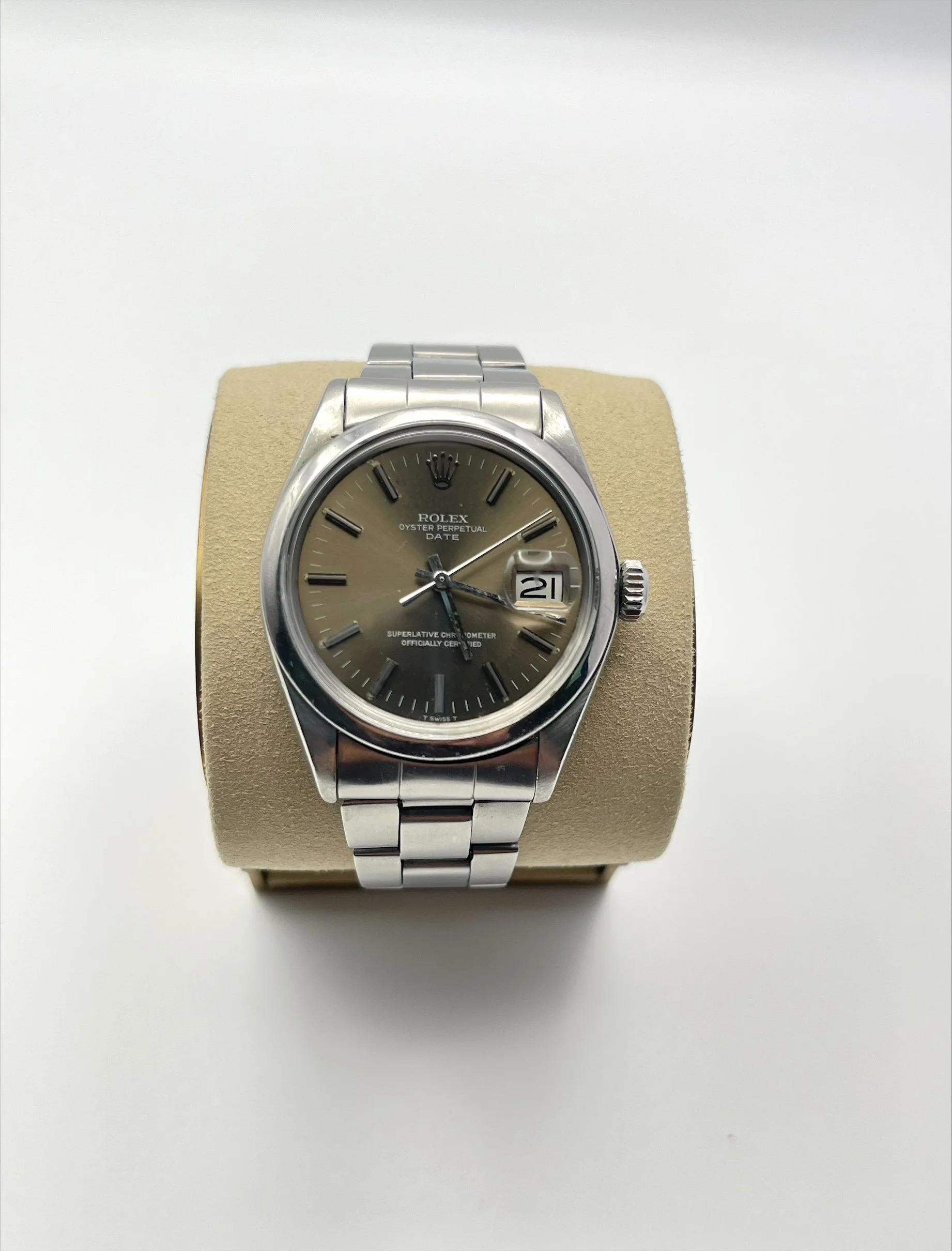 1971 Rolex Date 34MM 1500 with a rare “Ghost” Dial