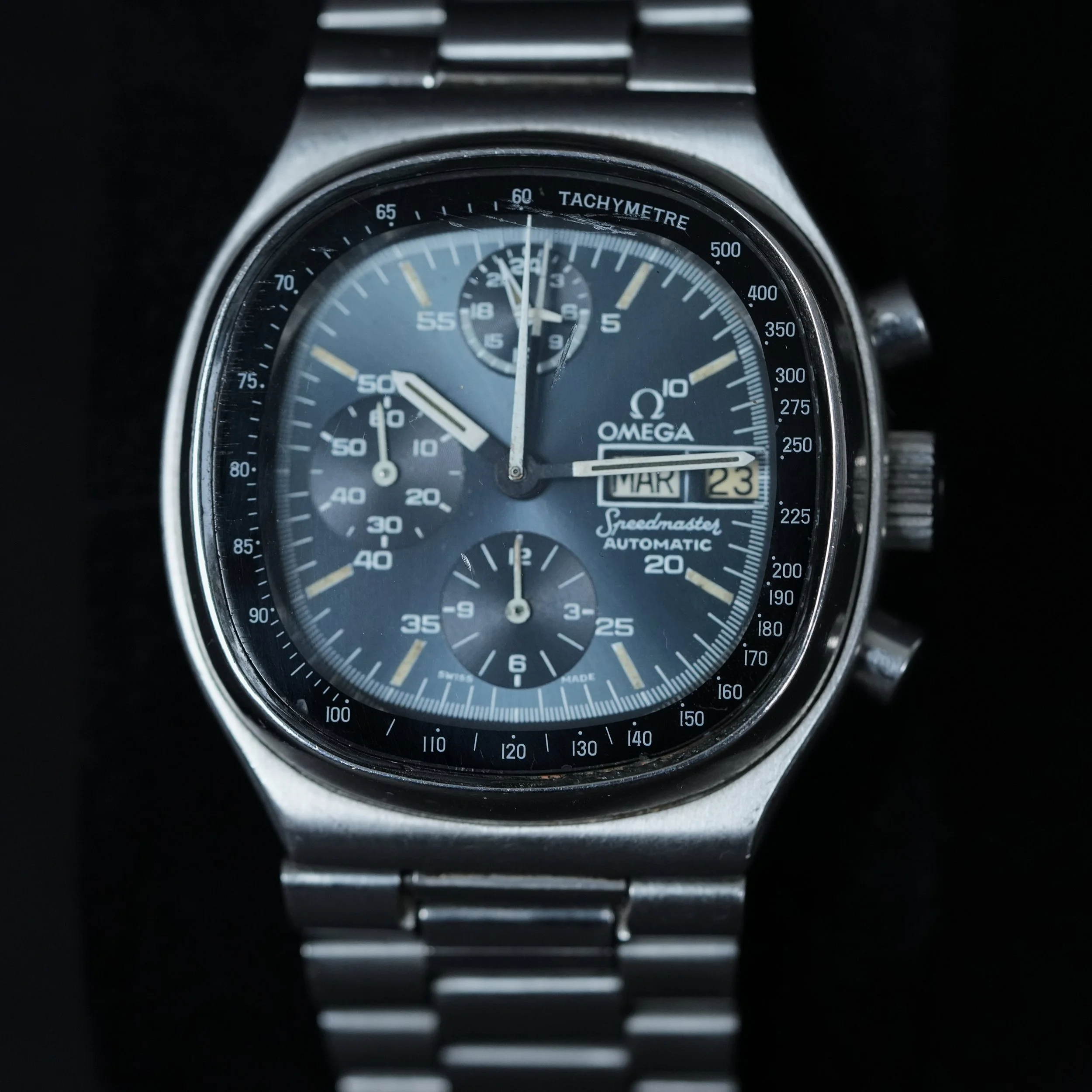 Omega Speedmaster TV Dial 176.0014 Cal 1045 Spanish Day Automatic Chronograph
