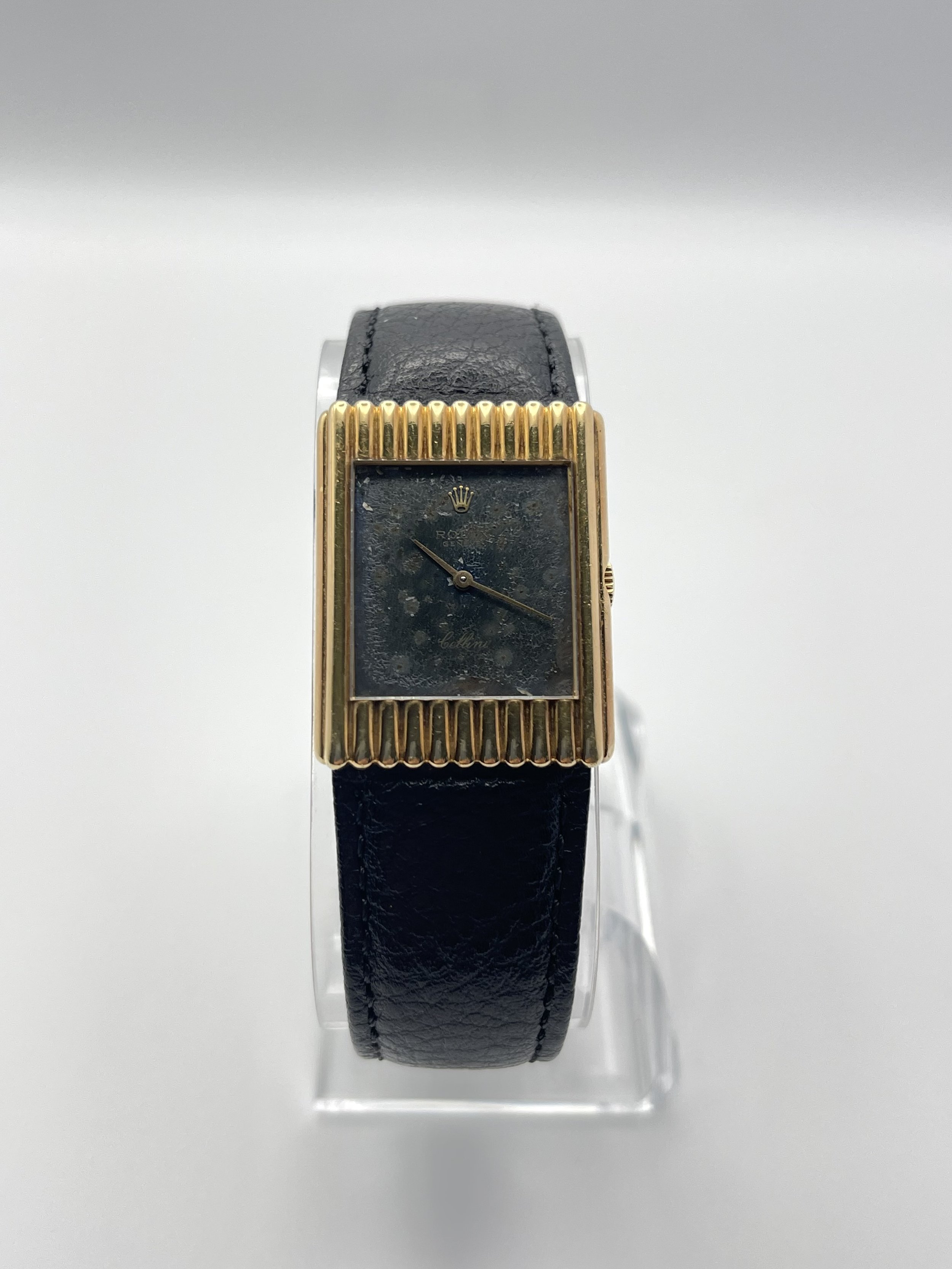 Rolex Cellini King Midas with a Patina/Aged Dial. AM band and buckle.