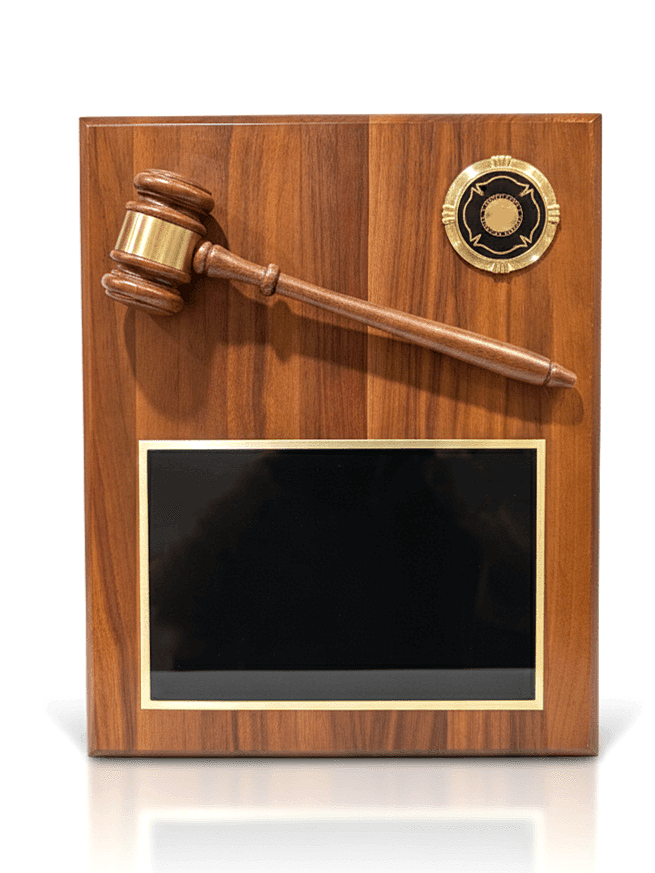 Lrg. Gavel Plaque