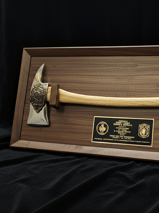 Axe Display Plaque