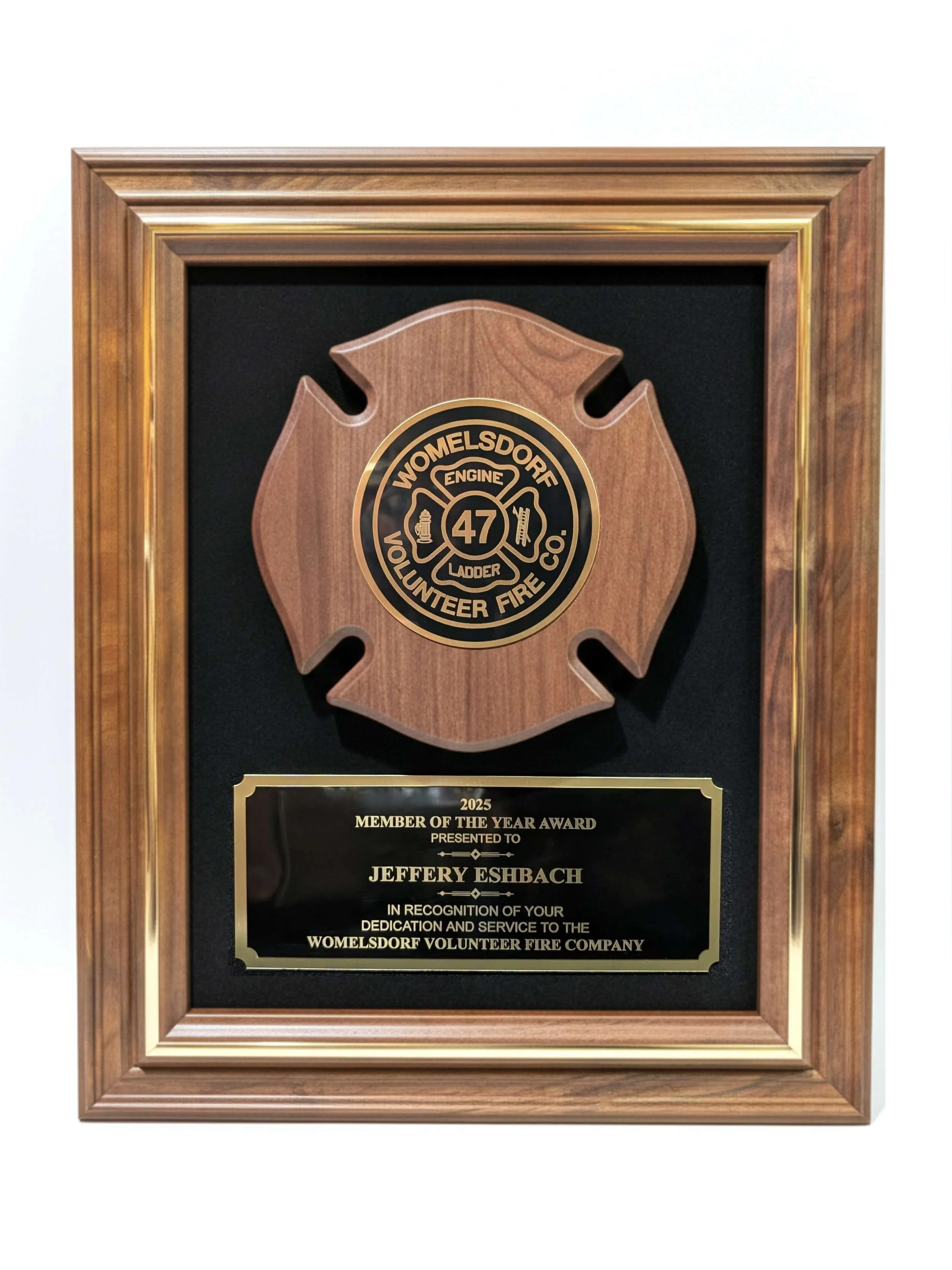 Framed Maltese Plaque