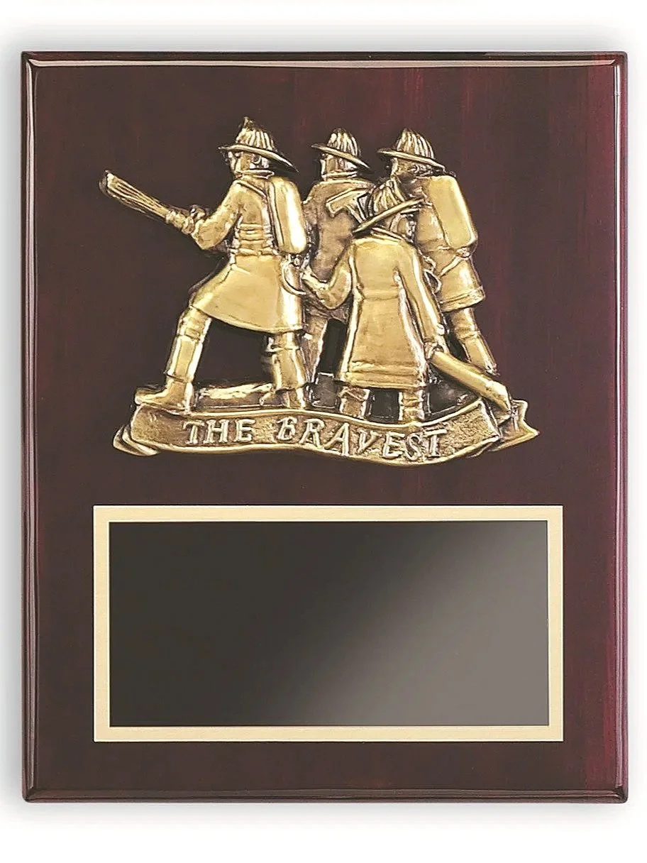 'The Bravest' Plaque