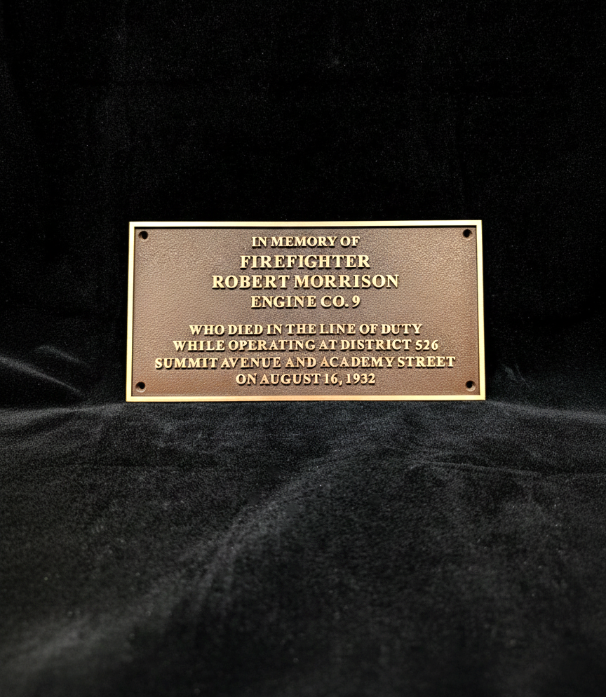 Line of Duty Death Memorial Plaques