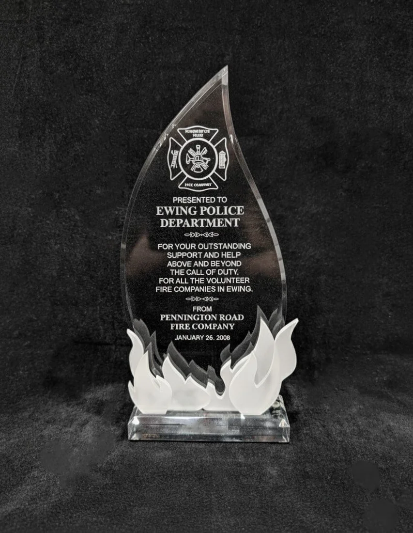 Acrylic Flame Award