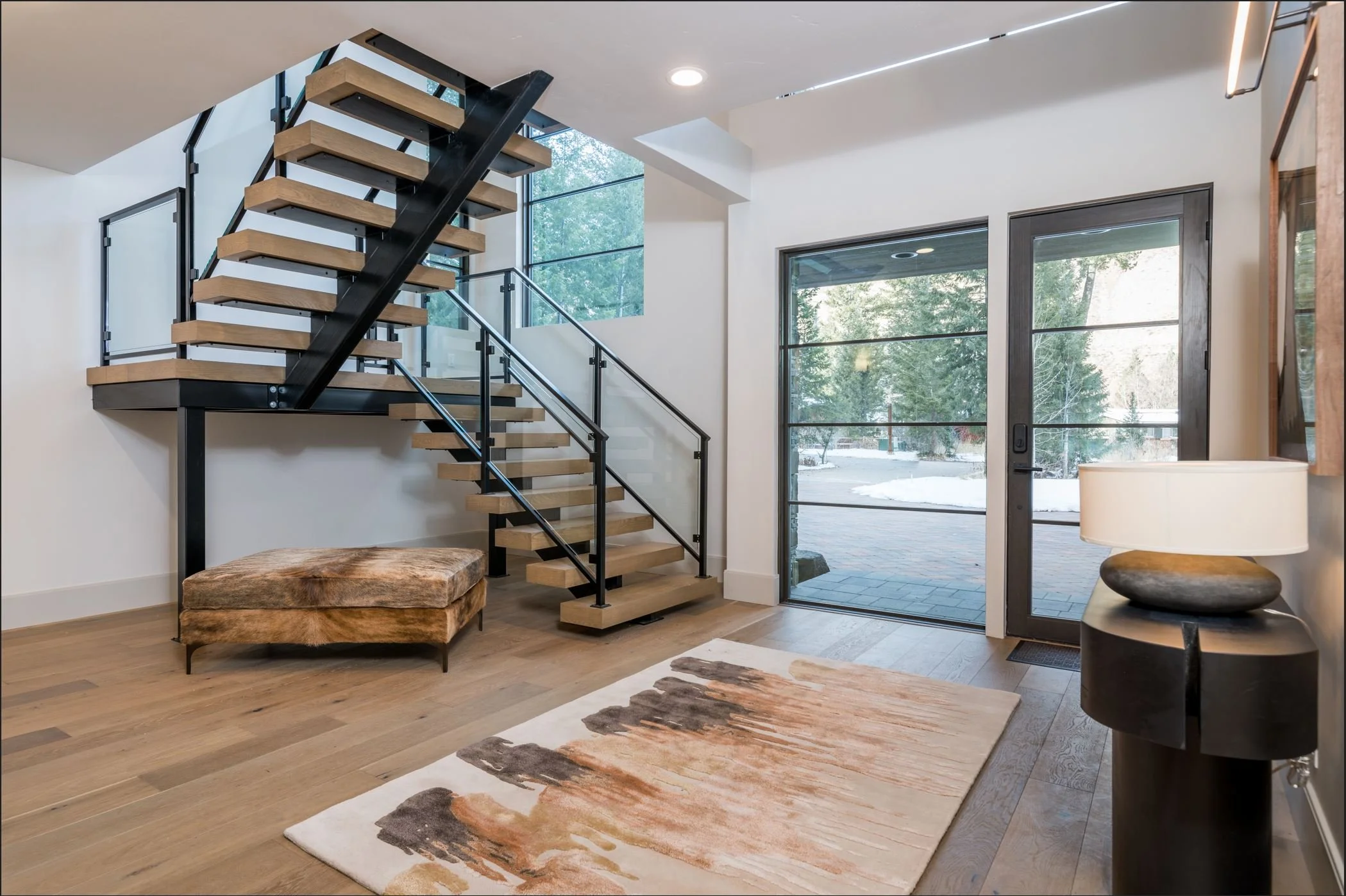 METAL STAIRCASE IN SUNVALLEY HOME