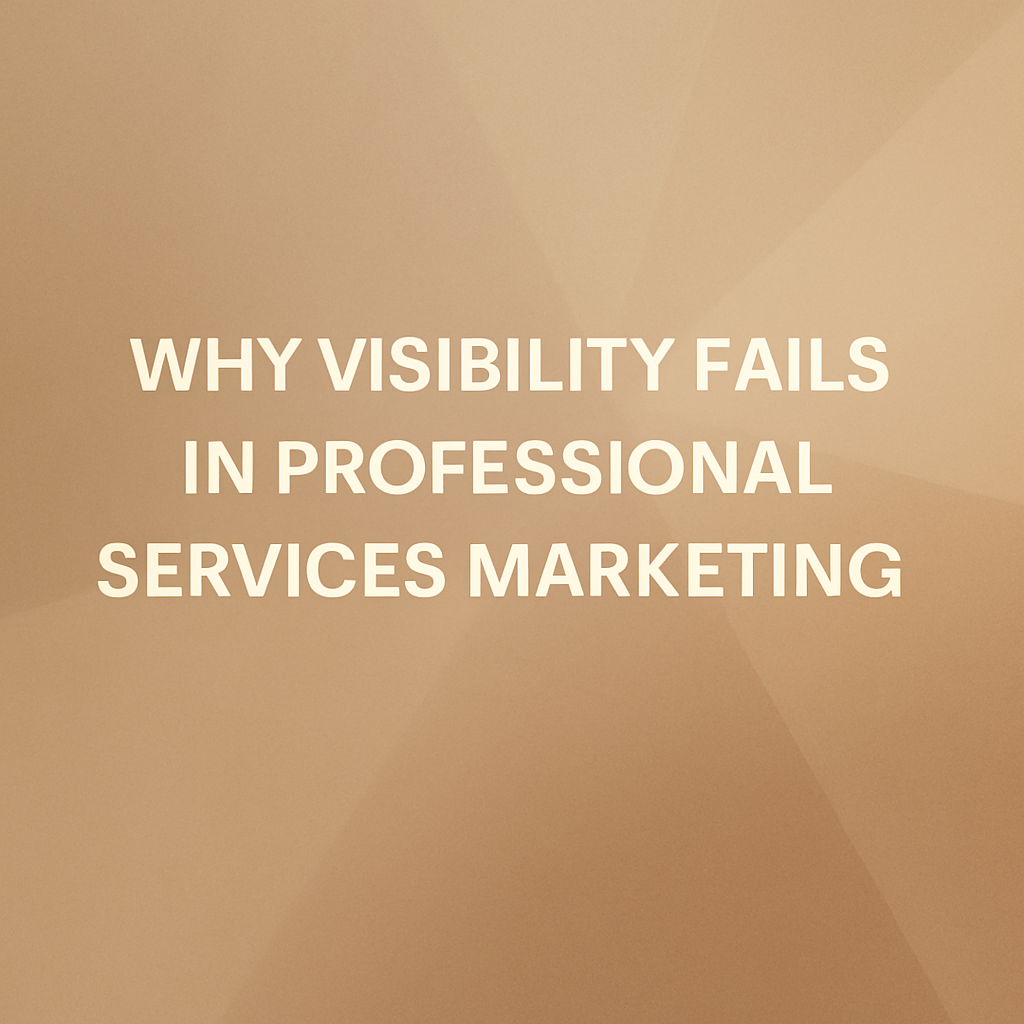 Why Visibility Fails (and What Alignment Actually Fixes)