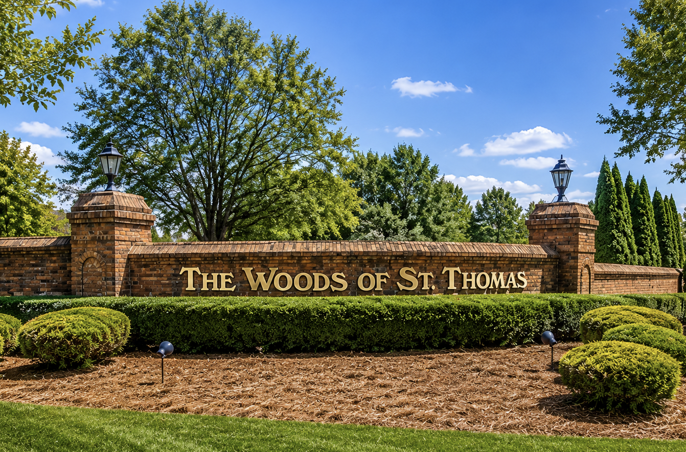Community swimming pool at The Woods of St. Thomas neighborhood in Louisville, Kentucky