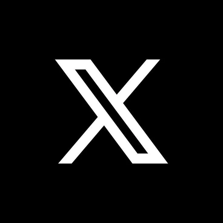 Logo en blanco sobre fondo negro, con una 'X' estilizada.