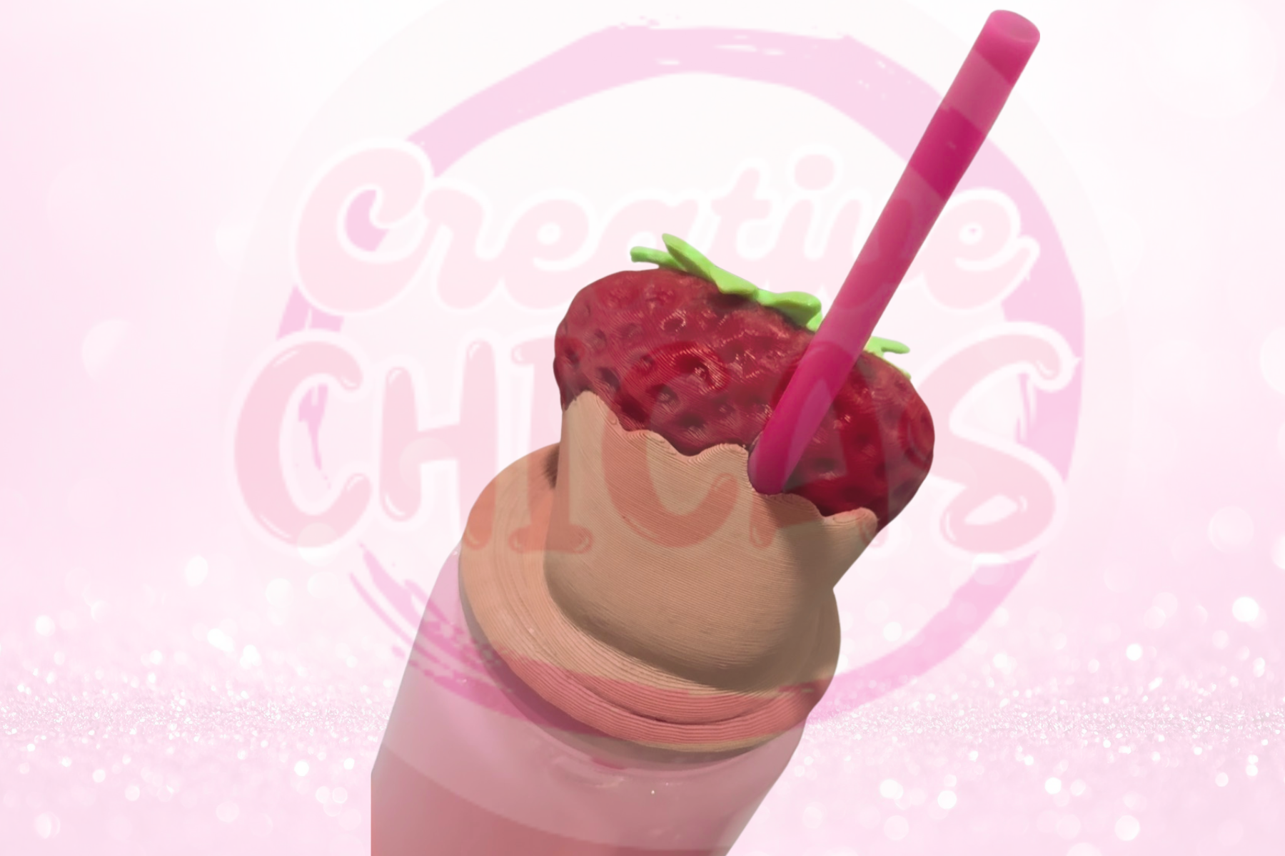 Chocolate Snowglobe Lid Topper