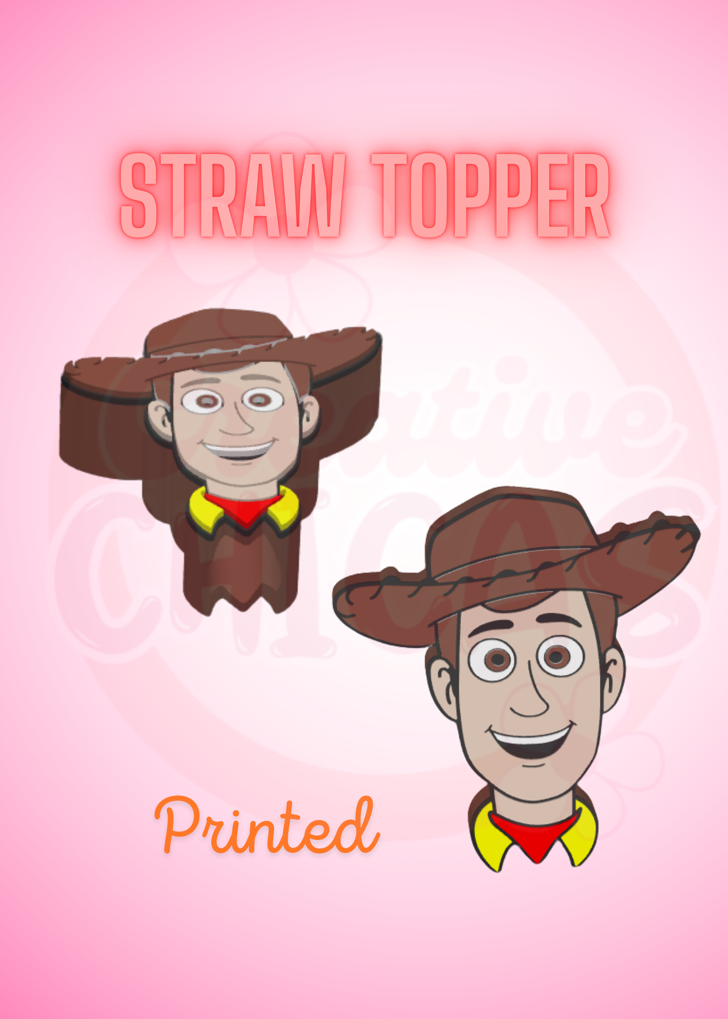 Cowboy Straw Topper