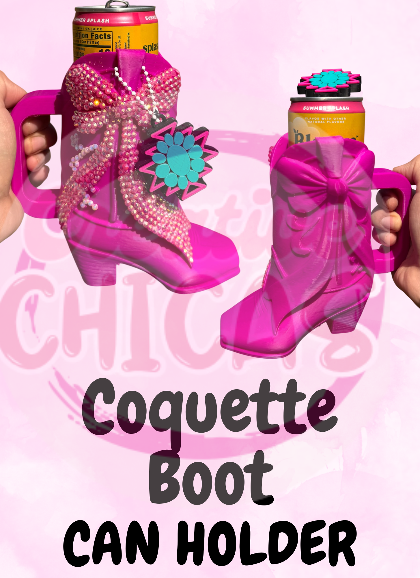 Coquette Boot Can Holder