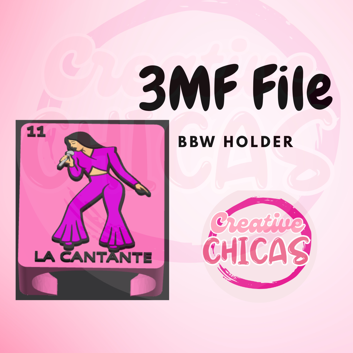 La Cantante Loteria card BBW HOLDER