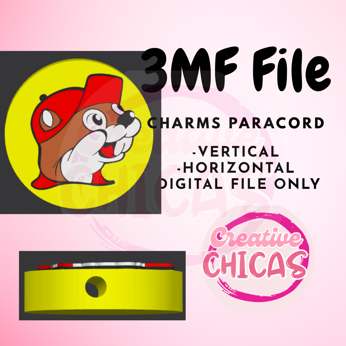Buckees Squirrel Charm File