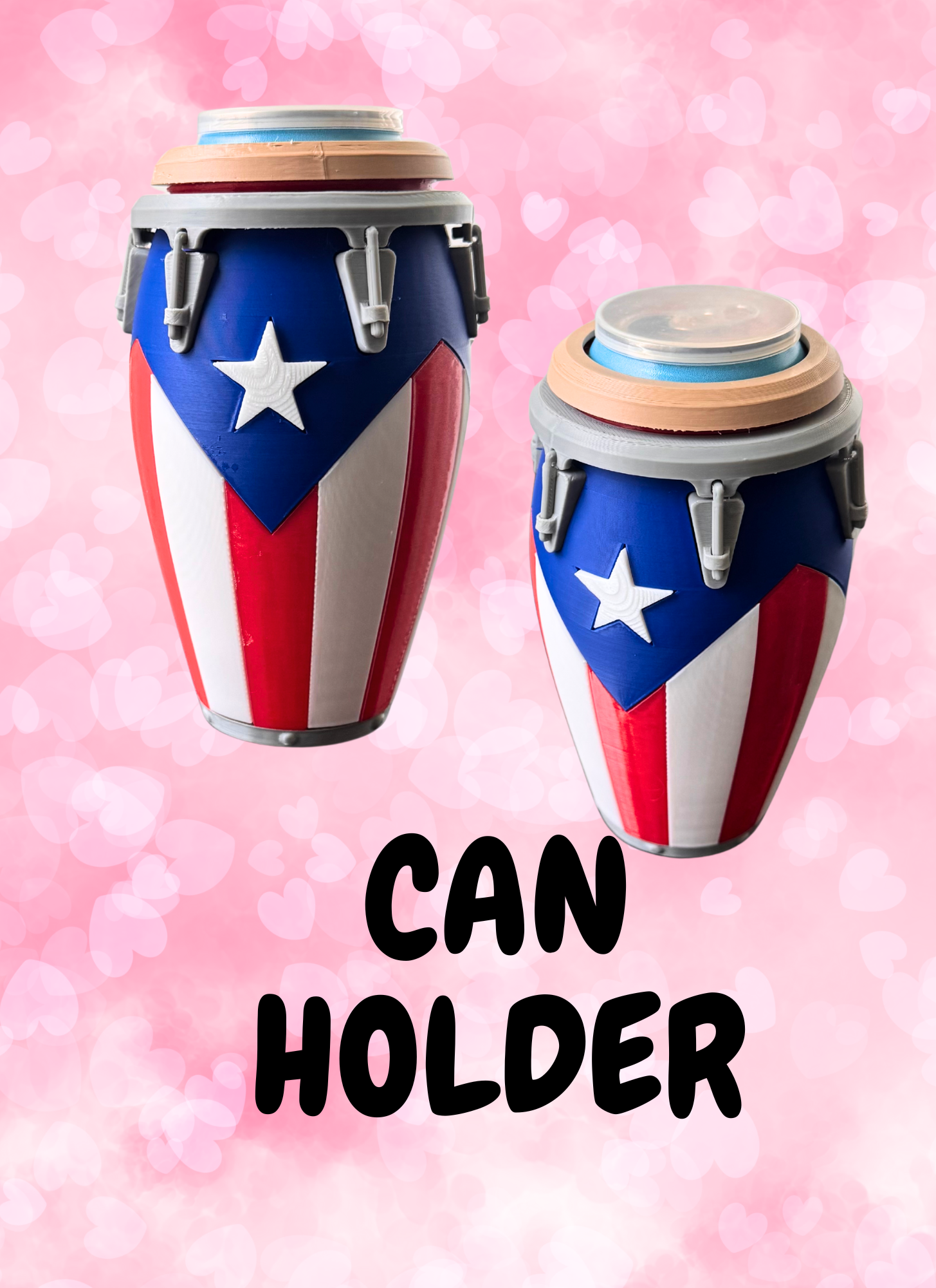 Puerto Rico Drum/ Congo Can Holder