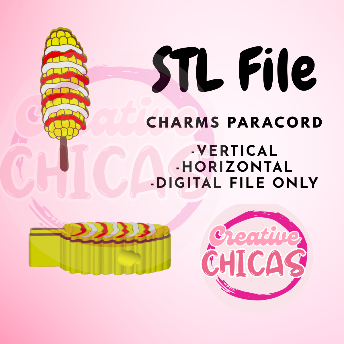 Mexican Corn Elote Charm File