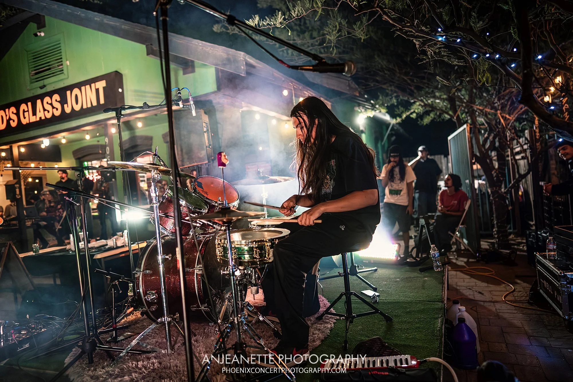best Concert Photographer in Phoenix, AZ near me Anjeanette Photography top rated music photos Sunroom Studios Tempe present Fractured Obscurity