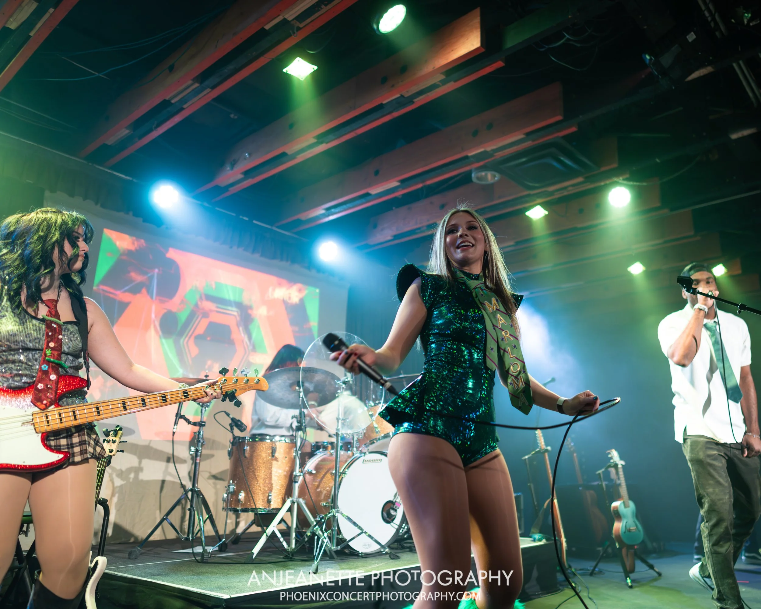 best Concert Photographer in Phoenix, AZ near me Anjeanette Photography music photos Marloma, The Crescent Ballroom Offstage Exposure Magazine Live Nation