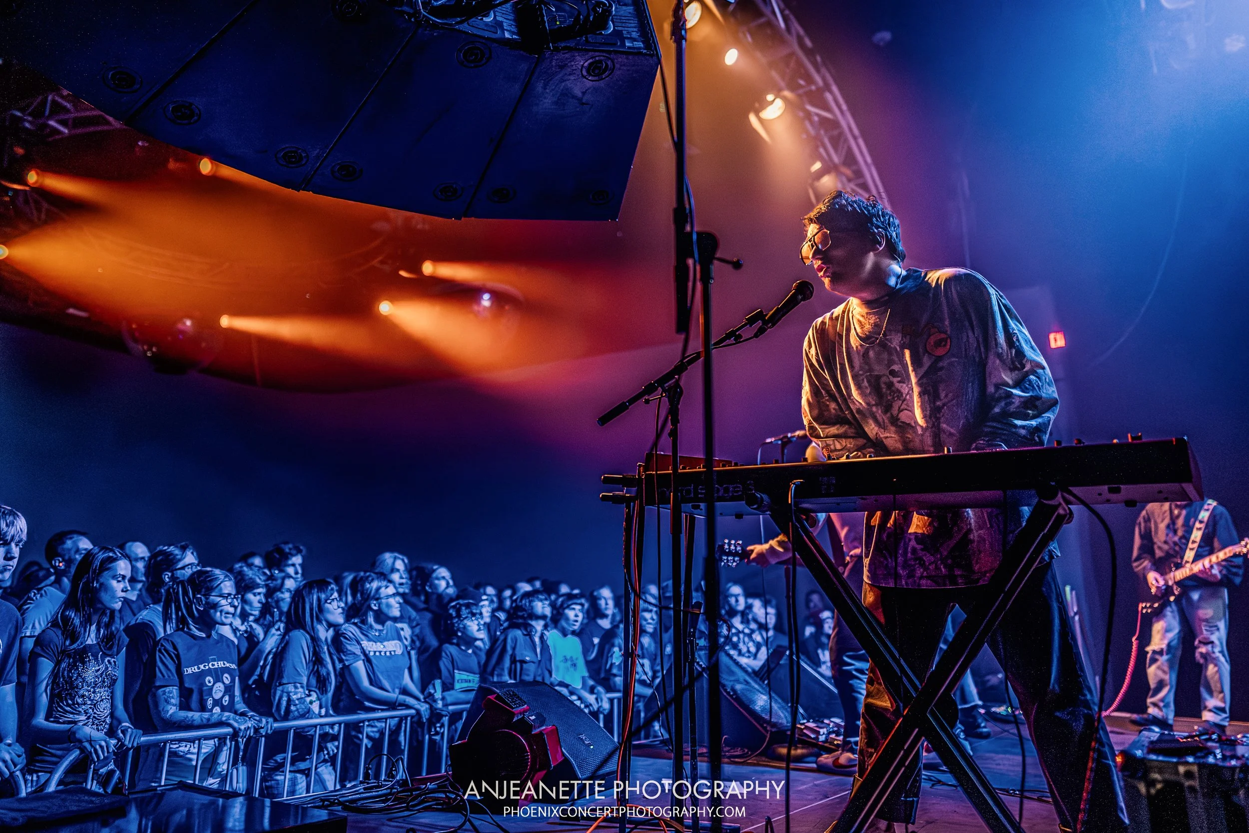 Concert Photographer in Phoenix, AZ near me Anjeanette Photography best music photos White Reaper, Walter Studios Psyko Steve Live Nation
