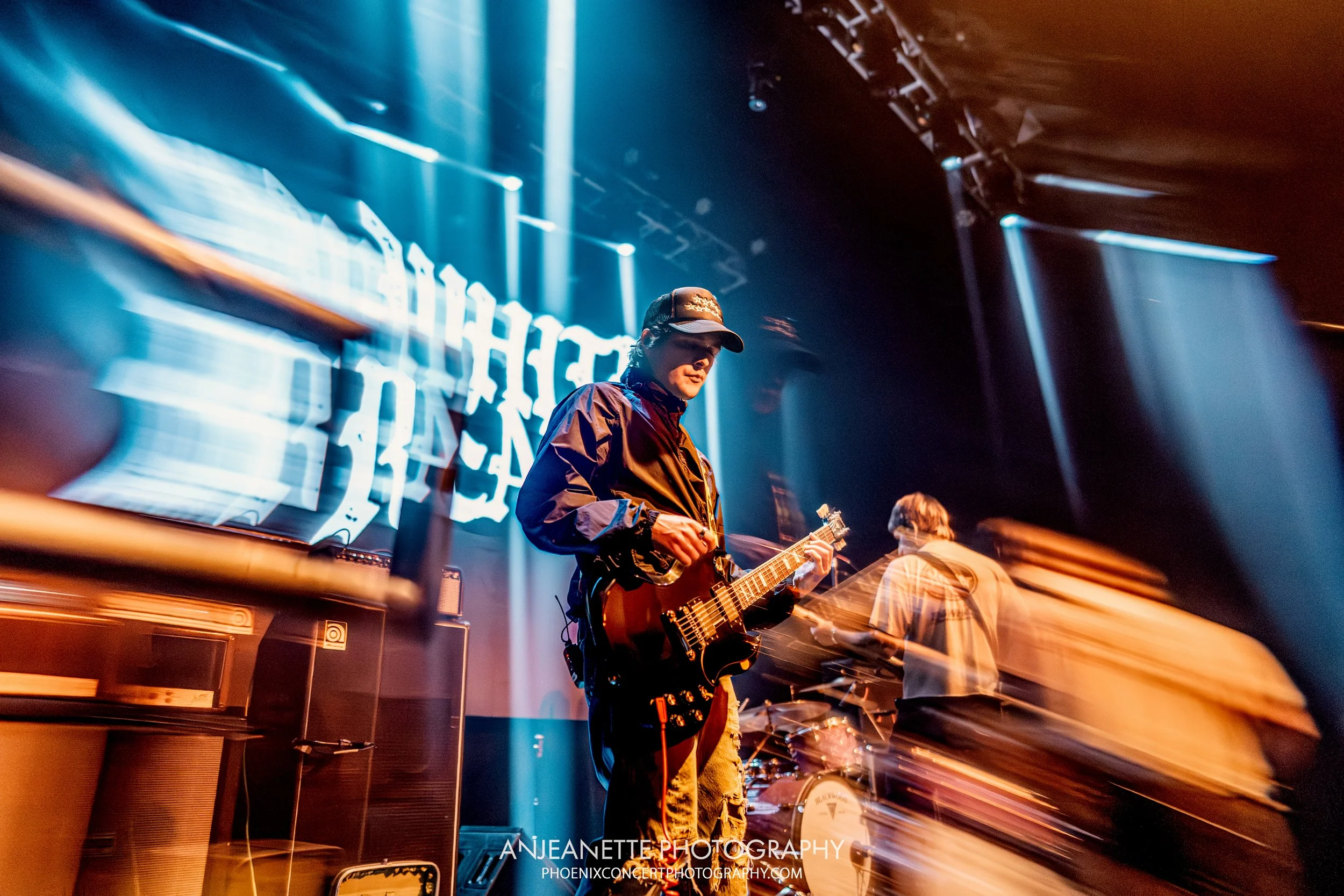 Concert Photographer in Phoenix, AZ near me Anjeanette Photography best music photos White Reaper, Walter Studios Psyko Steve Live Nation