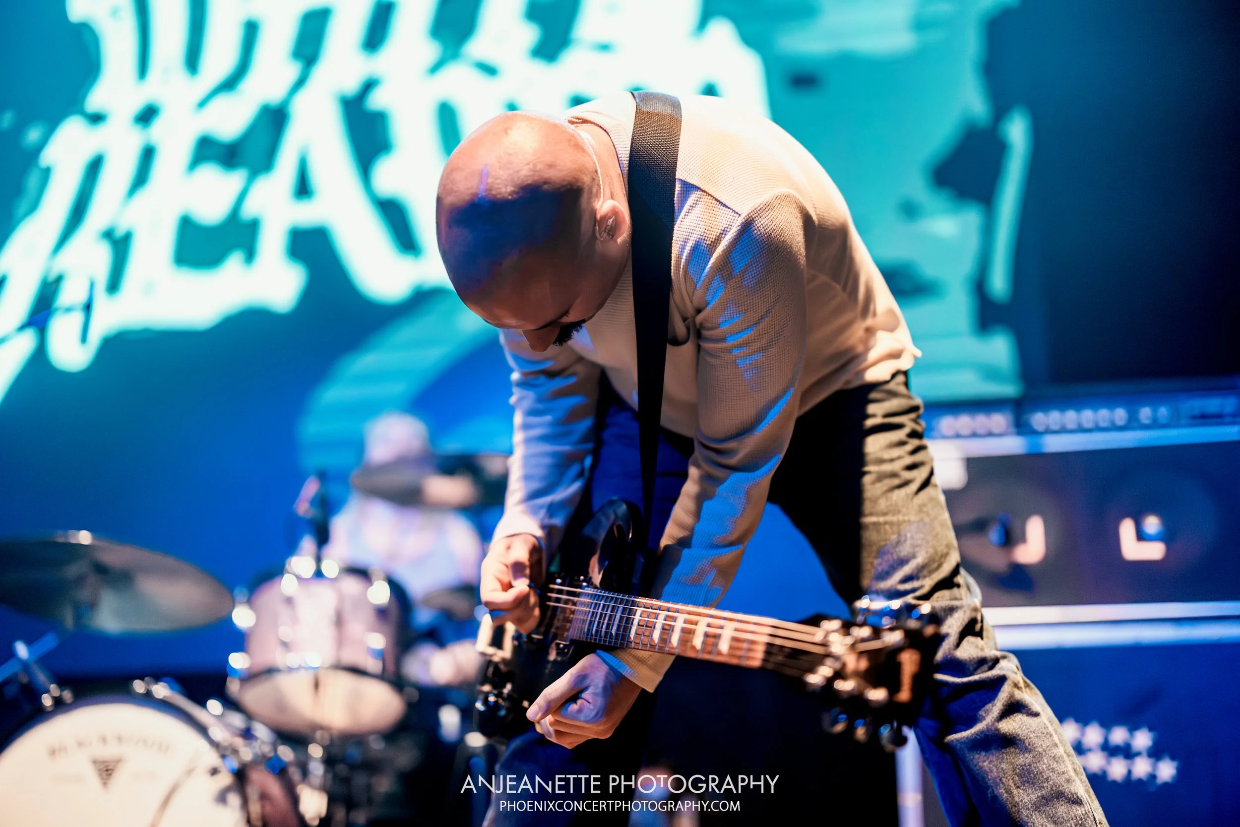Concert Photographer in Phoenix, AZ near me Anjeanette Photography best music photos White Reaper, Walter Studios Psyko Steve Live Nation