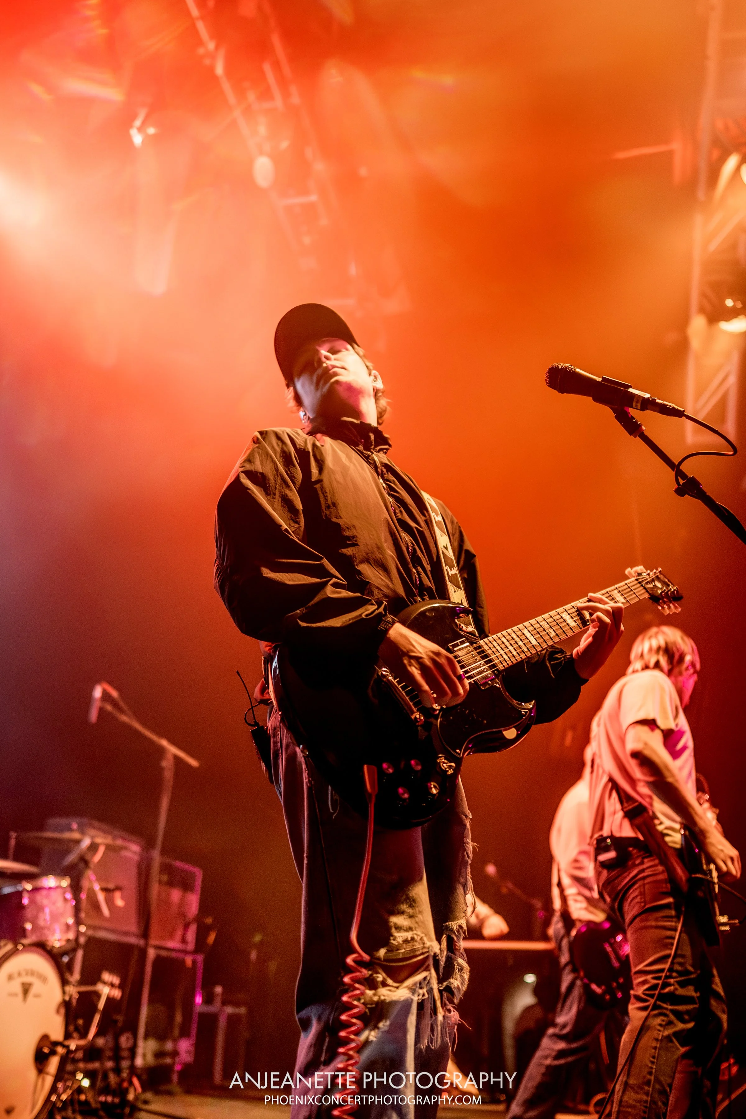 Concert Photographer in Phoenix, AZ near me Anjeanette Photography best music photos White Reaper, Walter Studios Psyko Steve Live Nation