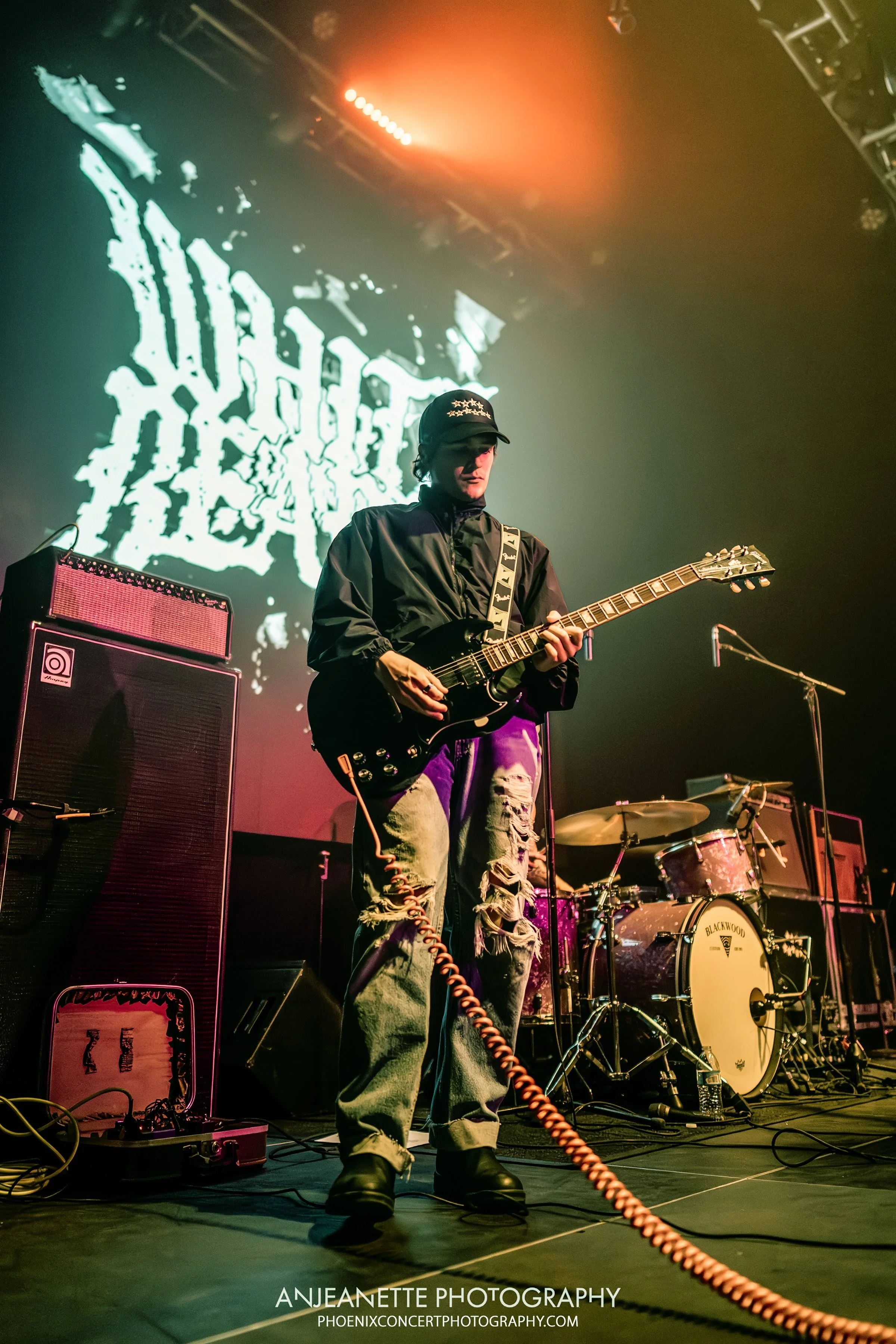 Concert Photographer in Phoenix, AZ near me Anjeanette Photography best music photos White Reaper, Walter Studios Psyko Steve Live Nation
