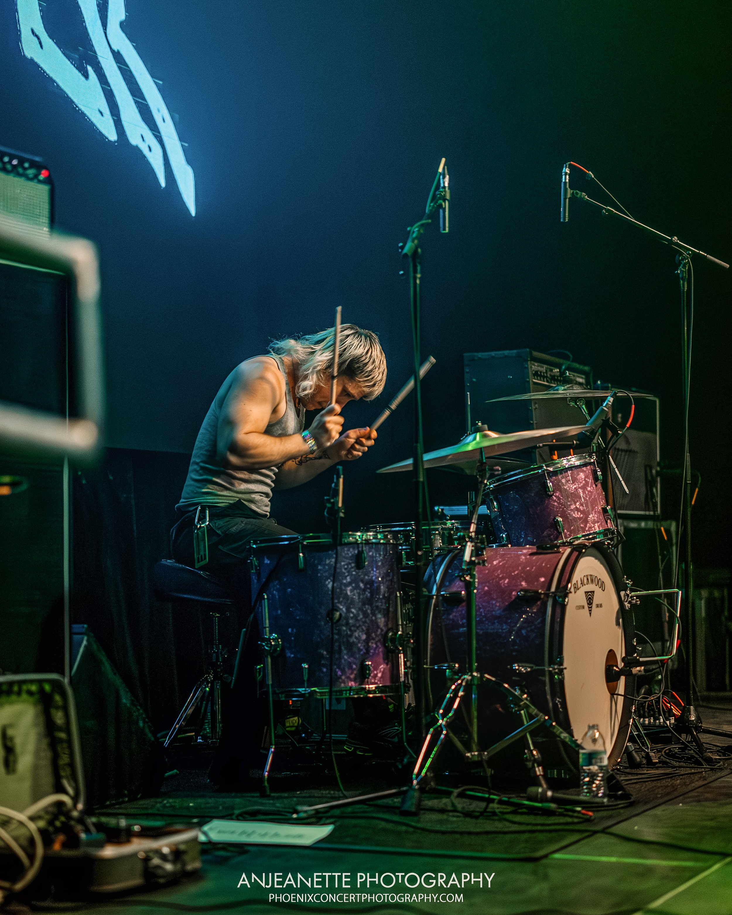 Concert Photographer in Phoenix, AZ near me Anjeanette Photography best music photos White Reaper, Walter Studios Psyko Steve Live Nation