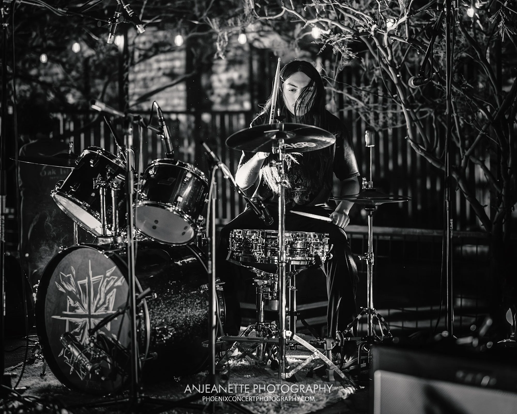 best Concert Photographer in Phoenix, AZ near me Anjeanette Photography top rated music photos Sunroom Studios Tempe present Fractured Obscurity