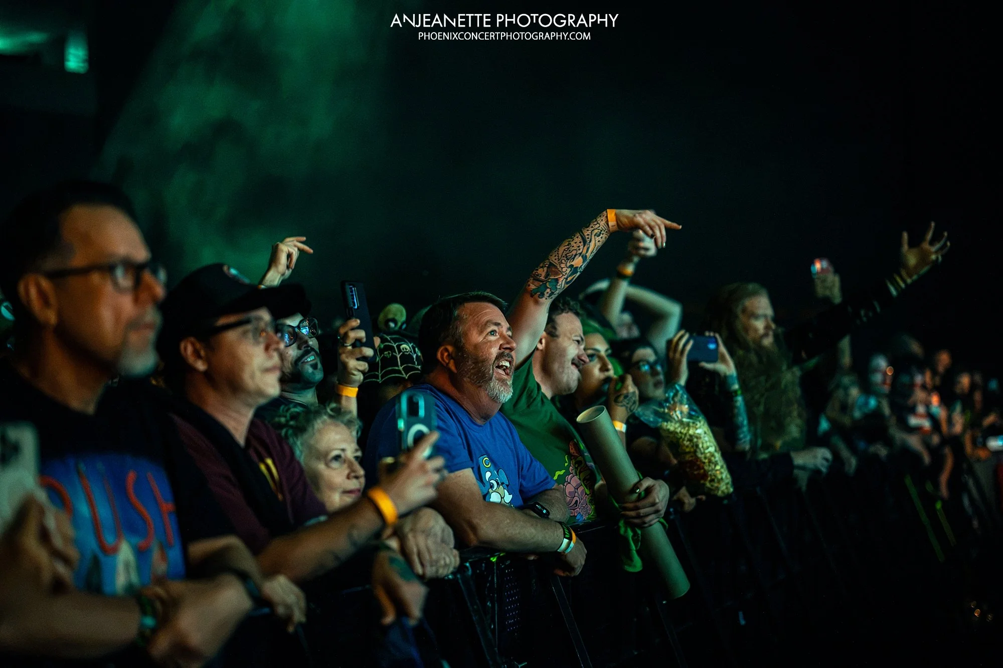 best Concert Photographer in Phoenix, AZ near me Anjeanette Photography top rated music photos primus, les claypool, lennon, deliruim, frog brigade, live nation