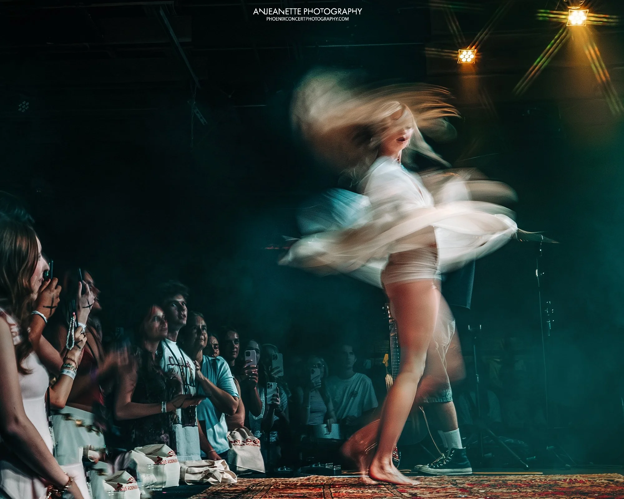 best Concert Photographer in Phoenix, AZ near me Anjeanette Photography top rated music photos Claire Rosinkranz, Offstage Exposure, Live Nation, The Crescent Ballroom